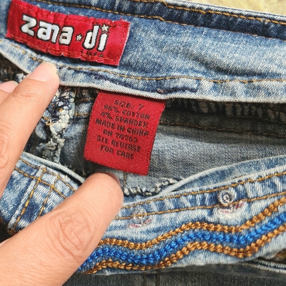Zana-Di Low rise Women's Pants Size 7 - Picture 5 of 9